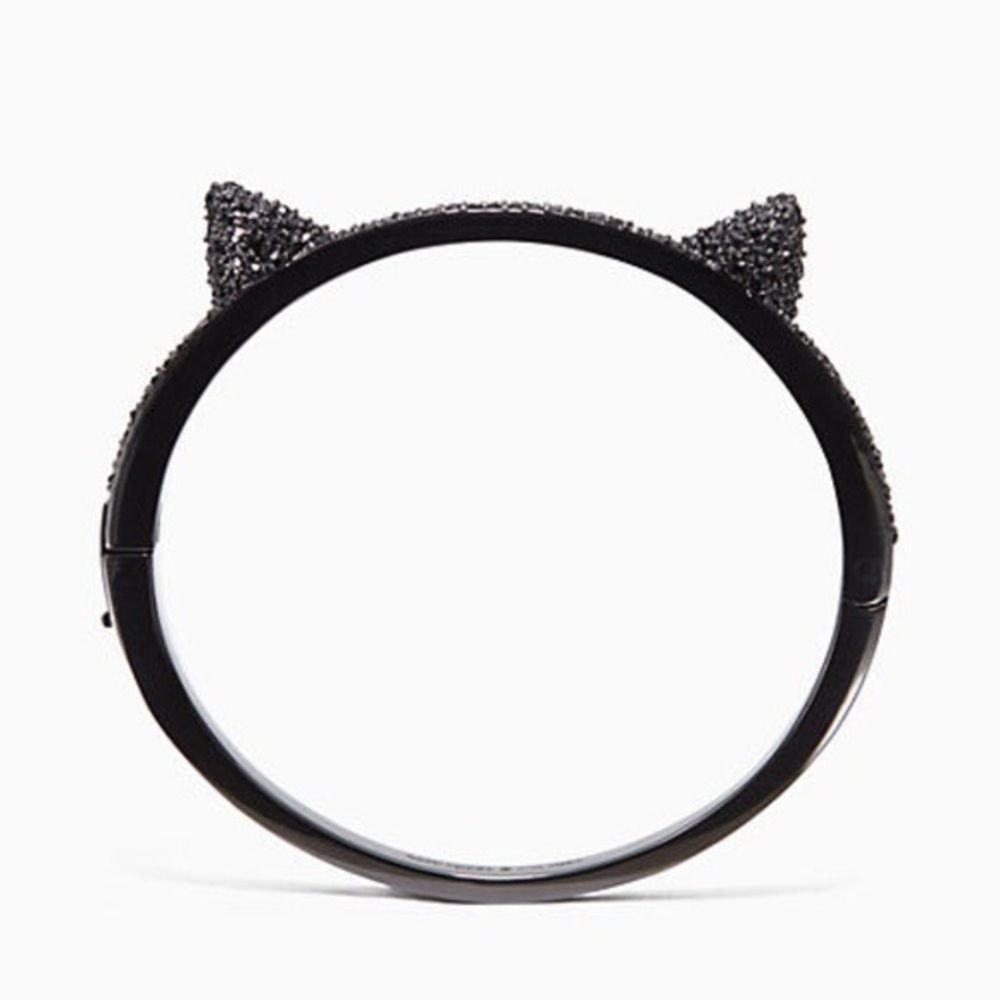 Jazz Things Up Pavé Cat Ear Bangle - Picture 2 of 6
